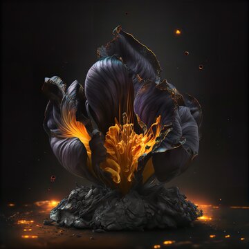 Vanta Black Flower