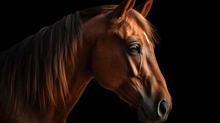 brown horse generative ai