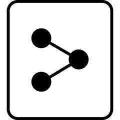 Share in fill style illustration

