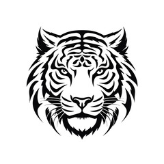 Tiger logo, tiger icon, tiger head, vector