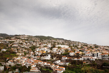 Mountain view of house on the mountain in Madeira