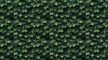 Seamless ivy pattern, created with AI Generative Technology - obrazy, fototapety, plakaty