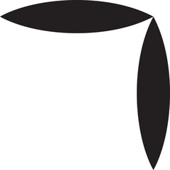 Corner template frame border