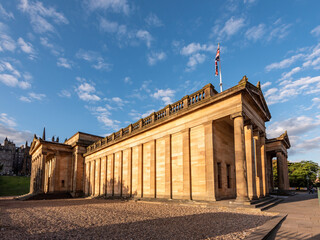Naklejka premium Situated in the heart of Edinburgh, the Scottish National Gallery is home to one of the best collections of fine art in the world.