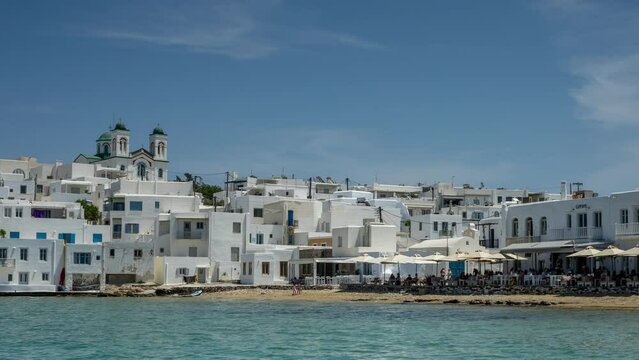 Naousa town in paros greece