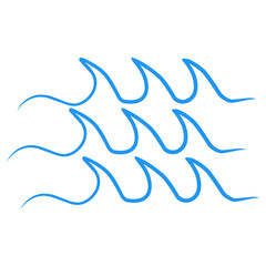 Fototapeta na wymiar Ocean Wave Illustration Vector