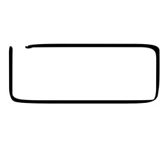 Modern Geo Rectangle Line Vector