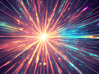 Fototapeta premium Abstract Background Science Creative Composition. AI generated illustration