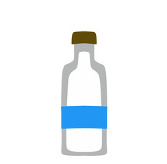 Obraz premium Illustration of a Milk Bottle Vector