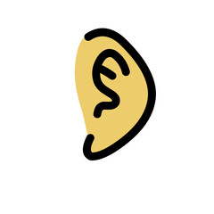 Fototapeta premium Ear Vector