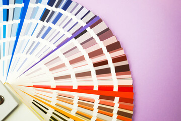 Catalog of color samples.
