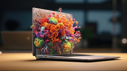 AI Neural Network Emerges from Computer Laptop
AI Synapses Grow and Evolve from a Laptop