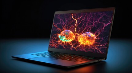 AI Neural Network Emerges from Computer Laptop
AI Synapses Grow and Evolve from a Laptop