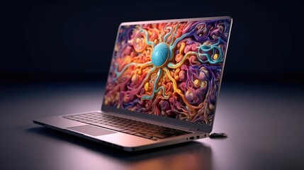 AI Neural Network Emerges from Computer Laptop
AI Synapses Grow and Evolve from a Laptop