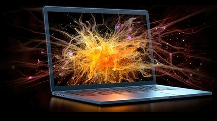AI Neural Network Emerges from Computer Laptop
AI Synapses Grow and Evolve from a Laptop