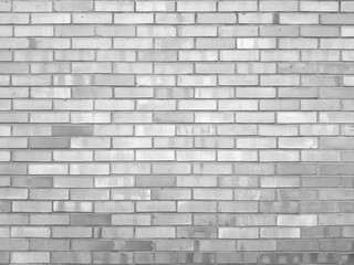 White brick wall texture background.