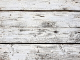 White wood planks texture boards background.