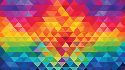 abstract geometric  rainbow background