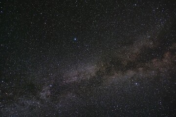 Captivating Milky Way over Pangong Lake in Indian Ladakh, a stellar spectacle under the starry night.