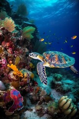 Obraz na płótnie Canvas Sea turtle