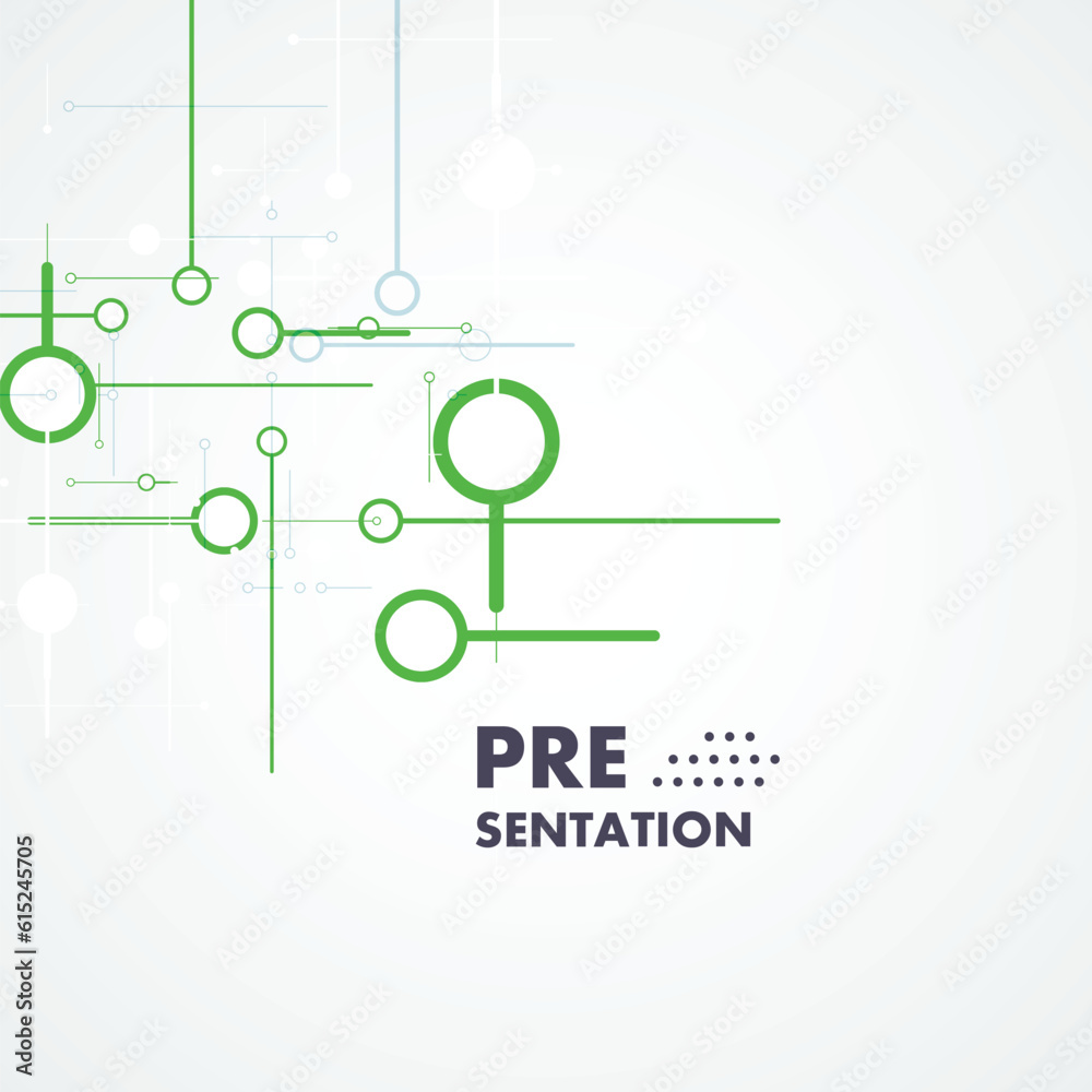 Poster abstract connecting dots and lines. modern science and technology background. vector illustration