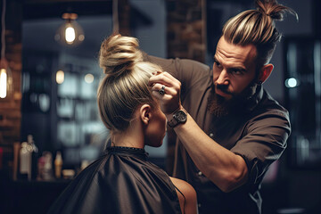 Creating Hair Magic. Generative AI