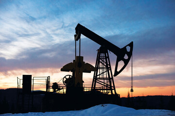 oil pump jack beautiful sunset oil field with pump jack wyoming oil