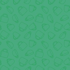 Cartoon cups seamless pattern for wrapping paper and fabrics and linens and kids clothes print and kitchen