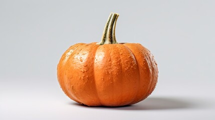 Pumpkin on white background. Created with Generative AI technology.