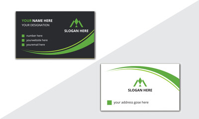 corporate Modern Creative and Clean Business Card
horizontal simple clean template vector design