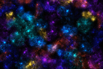 Starry galaxy dark infinite milky way twinkle cosmos astrology interstellar background