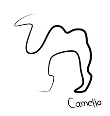 Silueta de Camello