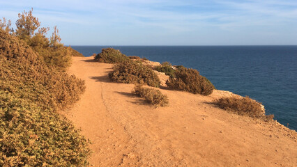 Rocky coastline near Carvoeiro