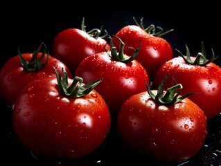 Dunkle reife Tomaten, Bio