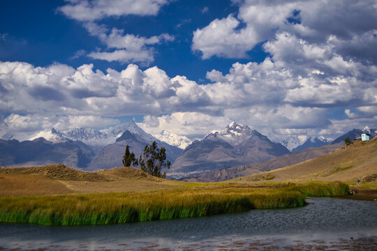 landscape with lake