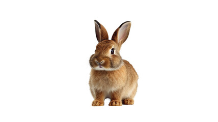 Obraz premium bunny rabbit isolated on white background png , generative ai 