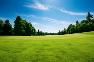 Fototapeta premium ゴルフコース with generative ai