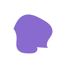 Muted Purple Abstract Shape Vectors 