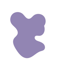 Muted Purple Abstract Shape Vectors 