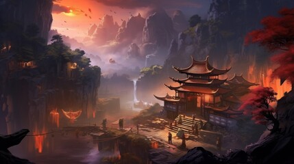 Chinese Style Fantasy Art