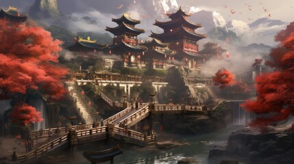 Chinese Style Fantasy Art