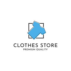 Illustration Vcetor Graphic Cloth Store For Clothes Business