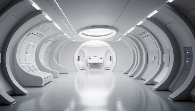 Background futurista branco