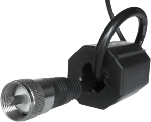 Ferrite bead on radio coax with PL-259 connector