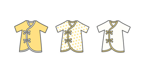 赤ちゃん　ベビー　アイコン　肌着　シンプル