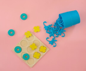 Kids toys and games, tic tac toe