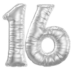 Silver Bubble Number 16