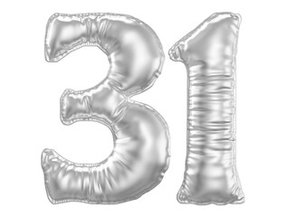Silver Bubble Number 31