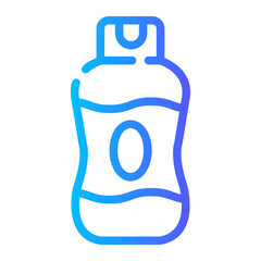 shampoo Line Gradient Icon