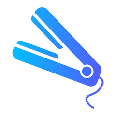 hair straightener Gradient icon